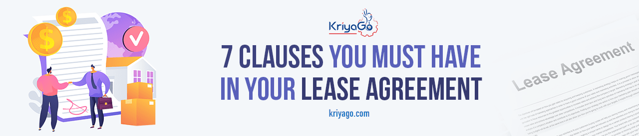 7 Clauses You Must Have In Your Lease Agreement 