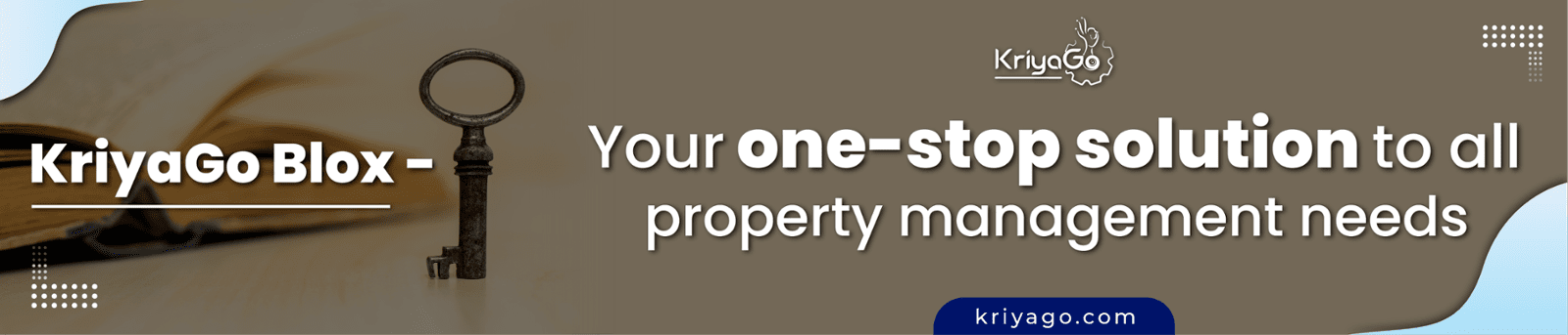 KriyaGo Blox - Your one-stop solution to all property management needs 