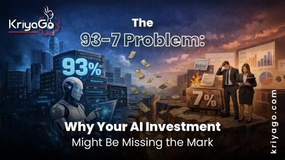 The 93–7 AI Problem: Why Real Estate AI Falls Short | KriyaGo